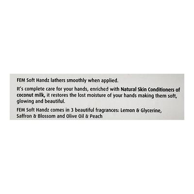 Fem Soft Handz Hand Wash - Olive Oil & Peach with Coconut milk 5 litre - Hand Wash & Soaps