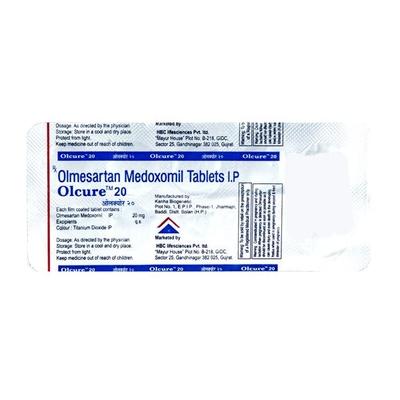 Olcure 20mg Tablet 10'S - Hypertension-Ang