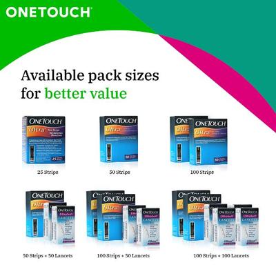 Onetouch Ultra Test Strip 10's - Blood Glucose Monitors/Strips
