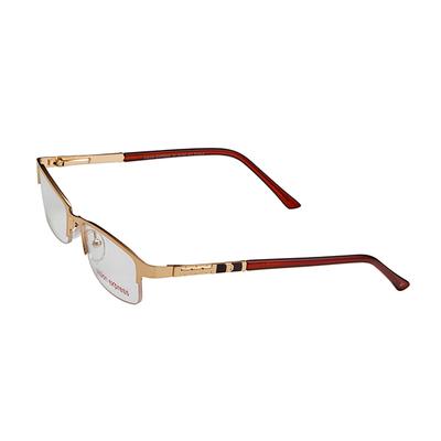 Vision Express 29164 Gold Rectangle Eyeglasses (Including UV Blue Lens) 1's - Wearables Eye Glasses