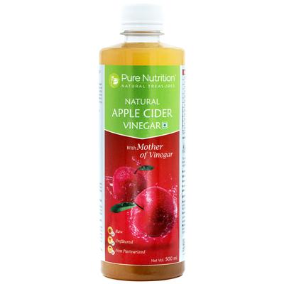 Pure Nutrition Natural Apple Cider Vinegar 500 ml - Apple Cider Vinegars