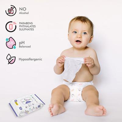 R for Rabbit Feather Pure Wipes (Pack of 3 x 72's) - Diapers & Wipes