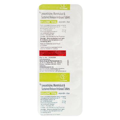 KYLAZINE TOTAL Tablet 10's - Allergies-Ant