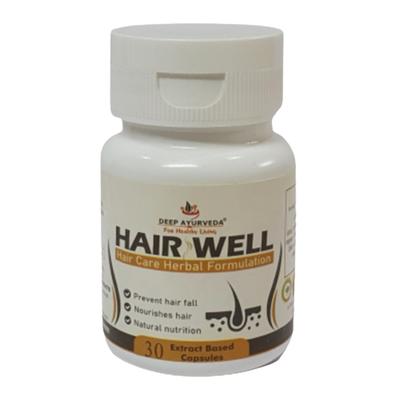 Deep Ayurveda Hair Well Capsule 30's - Speciality Medicines