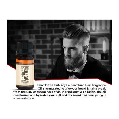 Beardo Beard & Hair Fragrance Oil - The Irish Royale 30 ml - Carrier Oils