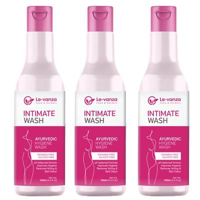 Le-Vanza Intimate Wash (Pack of 3 x 100 ml) - Intimate Care