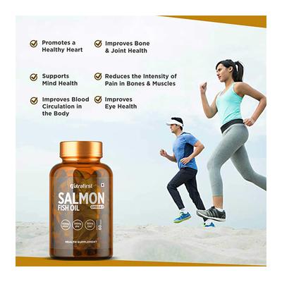 Nutrafirst Salmon Fish Oil Omega-3 Capsule 60's - Omega Fish Oil Fatty Acids