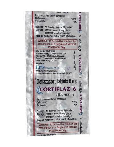 Cortiflaz 6mg Tablet 6'S - Hormonal Therapy-Imm