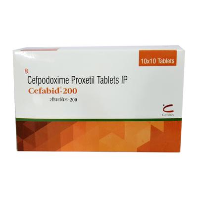CEFABID 200 Tablet 10's - Bacterial Infections-Cep