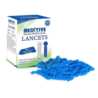 Meditive Blood Lancets - Round 1's - Syringes/Needles