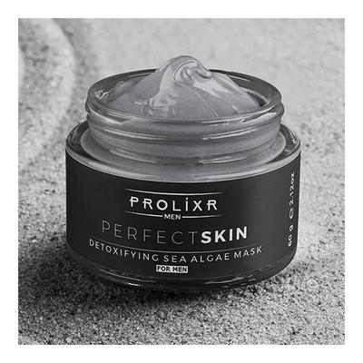 Prolixr Perfect Skin Detoxifying Sea Algae Mask for Men 60 gm - Masks & Peels