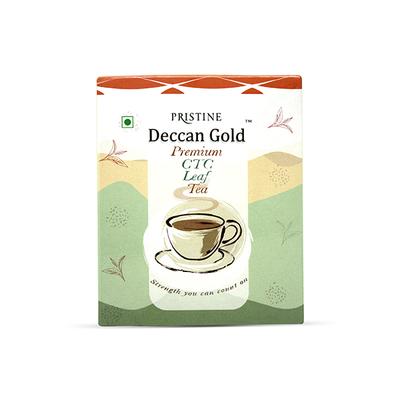Pristine Deccan Gold Premium CTC Tea Leaves 100 gm - Green/Herbal Teas