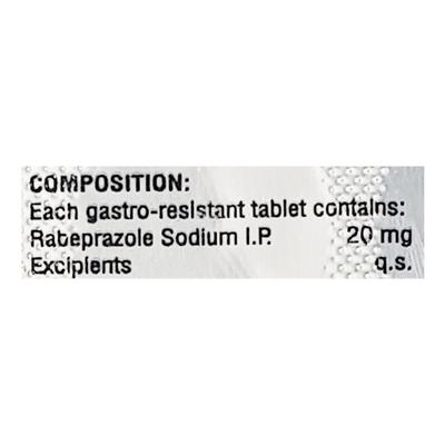 TOLERAB 20mg Tablet 10's - Ulcer/Reflux/Flatulence-Aaa