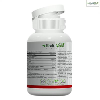 Health Veda Apple Cider Vinegar Capsule 60's - Apple Cider Vinegars
