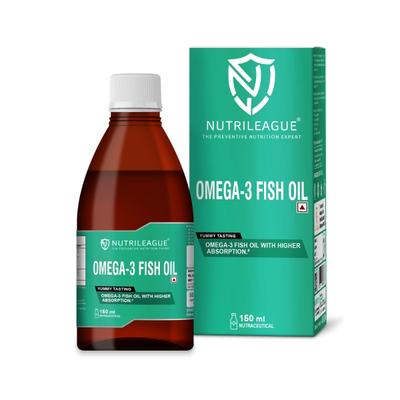 Nutrileague Omega-3 Fish Oil Syrup 150 ml - Multi-Vitamins