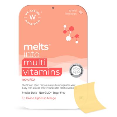 Wellbeing Nutrition Melts Into Multivitamins Oral Thin Strip 30's - Multi-Vitamins
