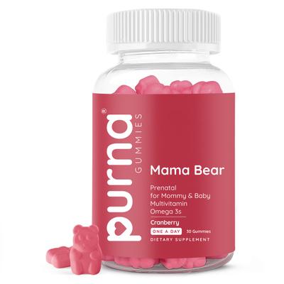 Purna Gummies Prenatal Cranberry Flavor Gummies for Pregnancy with Vitamin K2 30's - Women Health