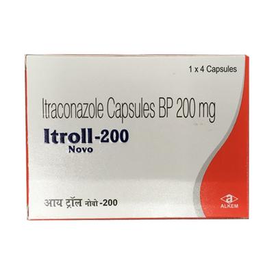 ITROLL NOVO 200 Capsule 4's - Fungal Infections-Anf