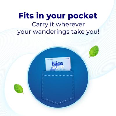 NicoSure Nicotine 2 mg Sugar Free Lozenges - Ice mint Flavour 8's - Nicotine Gums/Lozenges