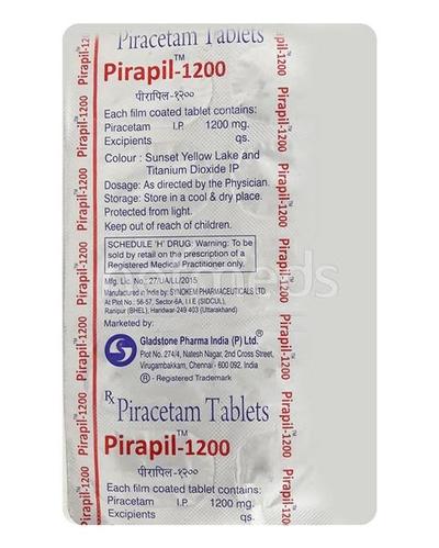 Pirapil 1200 Tablet 10'S - Nootropics And Neurotrophics