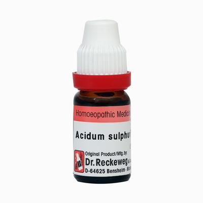 Dr. Reckeweg Acid Sulph 200 Liquid 11 ml - Dilutions