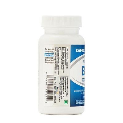 GNC Vitamin B-12 1000 mcg Vegetarian Caplet 90's - Multi-Vitamins