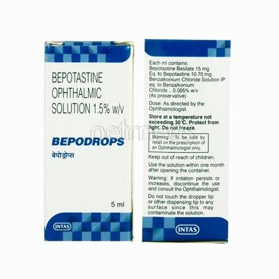 Bepodrops 1.5% Eye Drops 5ml - Eye conditions-Oth