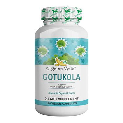 Organic Veda Gotukola Veg Capsule 120's - Pure Herbs