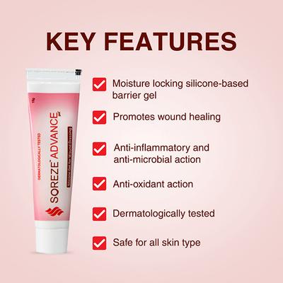 Soreze Advance Gel (Pack of 3 x 15 gm) 1's - Lotions & Creams