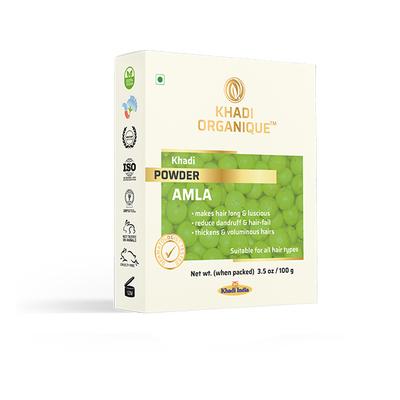 Khadi Organique Khadi Hair Powder - Amla 100 gm - Talcum Powders