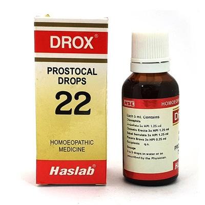 Haslab Drox 22 Prostocal Drops 30 ml - Homeopathic Drops