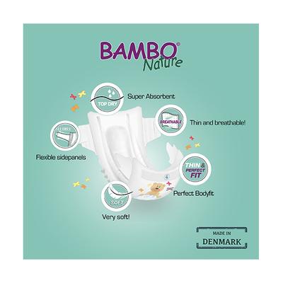 Bambo Nature Tape Diapers with Wetness Indicator - Premature (0) 144's - Diapers & Wipes