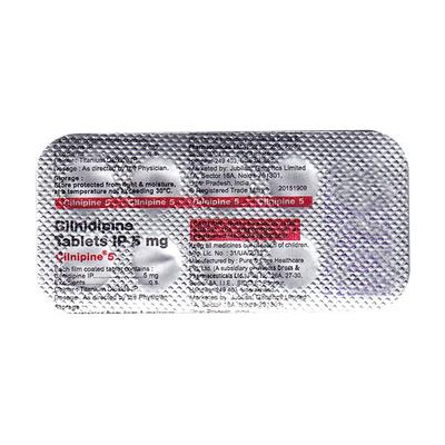 Cilnipine 5mg Tablet 10'S - Hypertension-Cal
