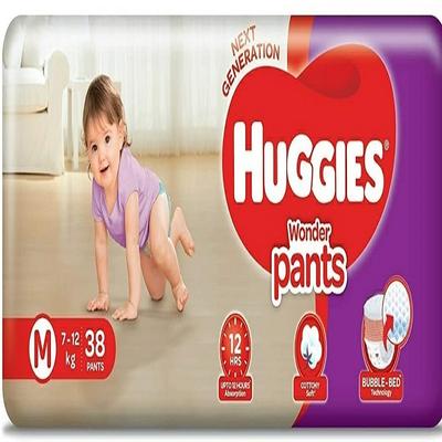 Huggies Wonder Pants Diapers (M) 38's - Diapers & Wipes