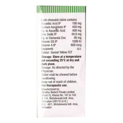 DAC Z Chewable Tablet 15's - Supplements-Vam