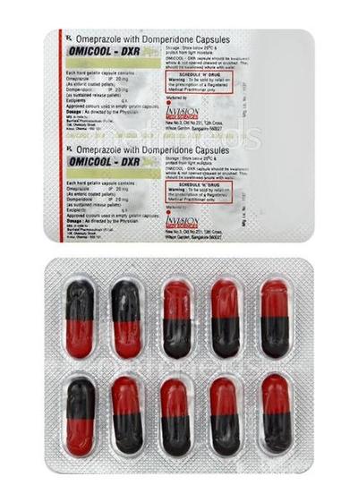 Omicool Dxr Capsule 10'S - Ulcer/Reflux/Flatulence-Aaa