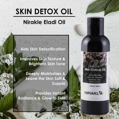 Nirakle Eladi Skin Detox Oil 100 ml - Personal Care (Ayush)
