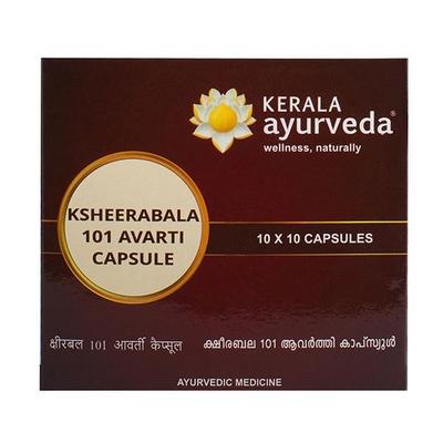 Kerala Ayurveda Ksheerabala 101 Avarti Capsule 100's - Speciality Medicines