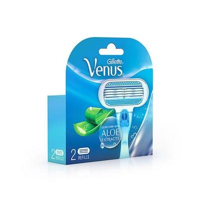 Gillette Venus Cartridges with Aloe Extracts 2's - Shaving & Hair Removal