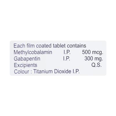 NURVION G Tablet 10's - Neuropathic Pain-Dru