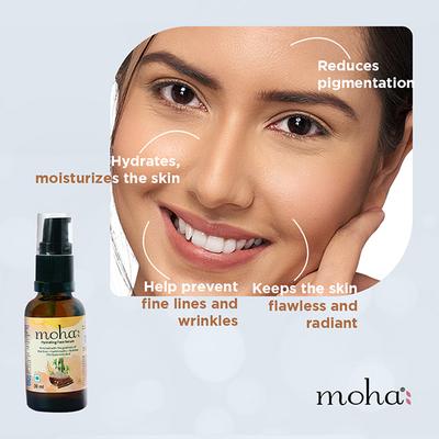 Moha Hydrating Face Serum Enriched with 2% Hyaluronic Acid 30 ml - Face Serum