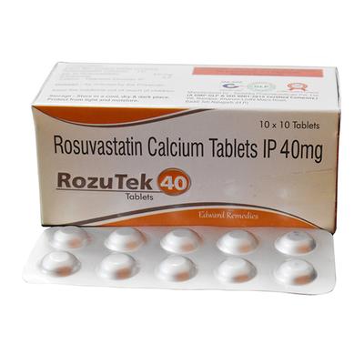 ROZUTEK 40 Tablet 10's - High Cholesterol-Dys