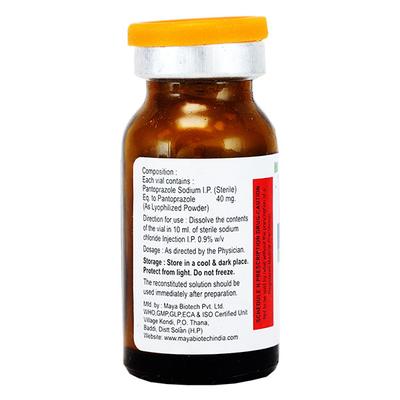 PANTOX Injection 1's - Ulcer/Reflux/Flatulence-Aaa