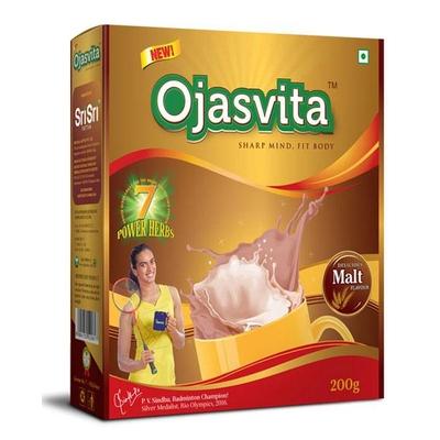 Sri Sri Tattva Ojasvita Powder - Malt 200 gm (Refill Pack) - Daily Health Drinks