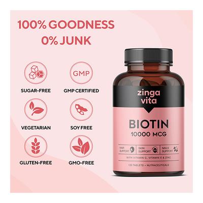 Zingavita Biotin Tablet 60's - Hair & Skin