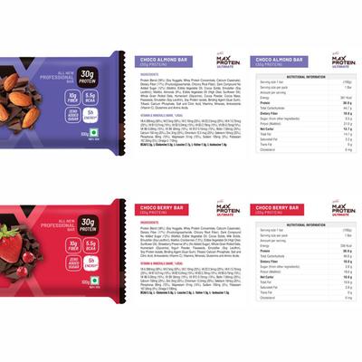 Max Protein & RiteBite Assorted Bar (Pack of 14) - Nutritional Bars