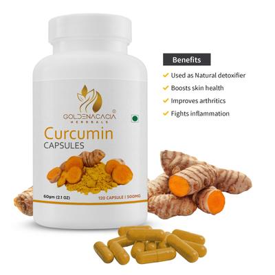 Goldenacacia Herrbals Curcumin 500 mg Capsule 120's - Pure Herbs
