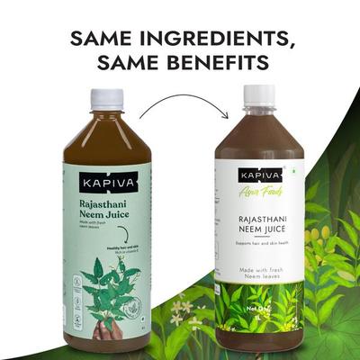 Kapiva Rajasthani Neem Juice 1 ltr - Ayurvedic Juices