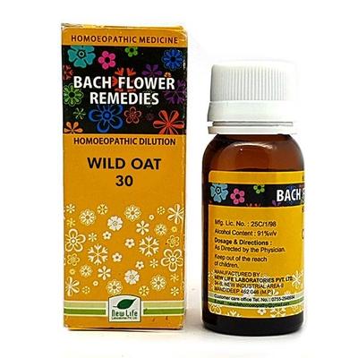 New Life Bach Flower Wild Oat 30 Liquid 30 ml - Dilutions