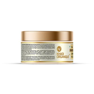 Khadi Organique Khadi Foot Crack Cream - Jasmine & Green Tea 50 gm - Lotions & Creams
